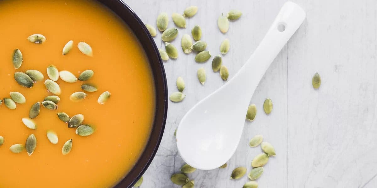 Healthy Pumpkin Soup - Acne Fighting Foods