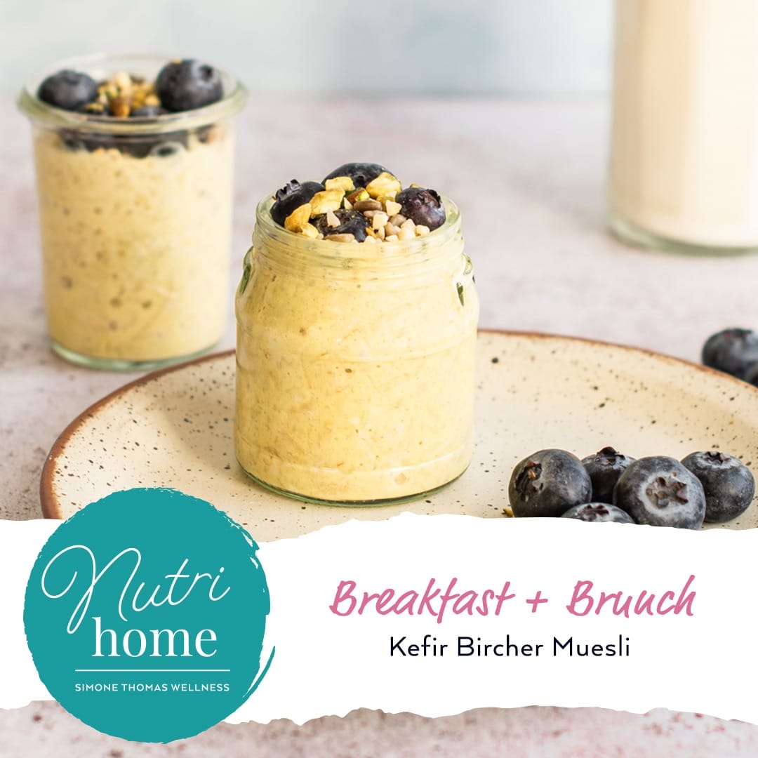 Simone Thomas Wellness Kefir Bircher Muesli Nutrihome Recipe