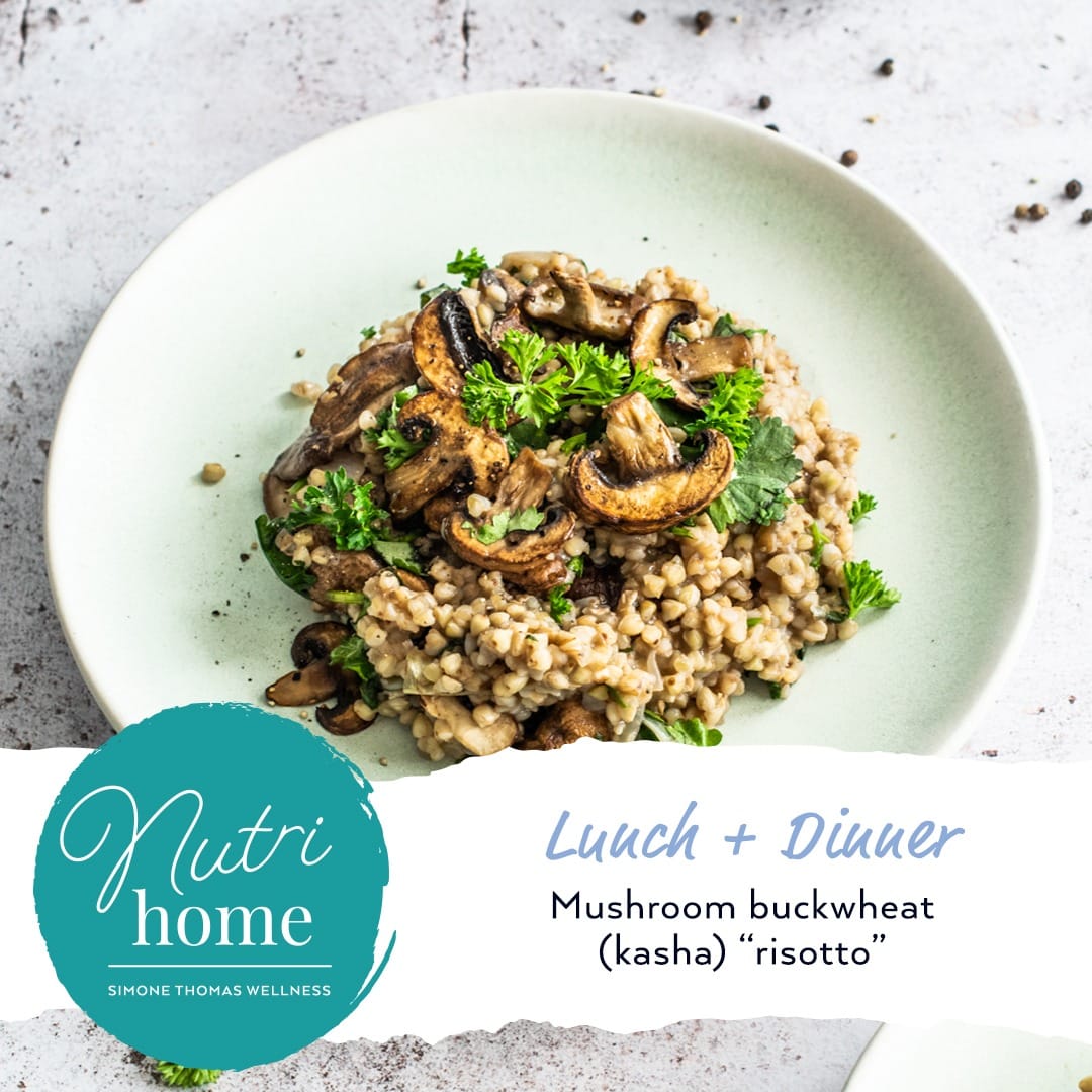 Simone Thomas Wellness Buckwheat Risotto Nutrihome Recipe