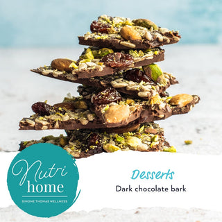 Simone Thomas Wellness Dark Chocolate Bark Nutrihome Recipe