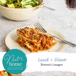 Simone Thomas Wellness Lasagna Nutrihome Recipe