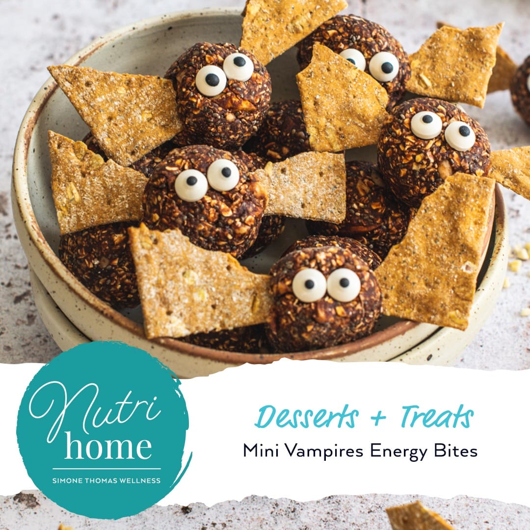 Simone Thomas Wellness Mini Vampires Energy Bites Nutrihome Recipe