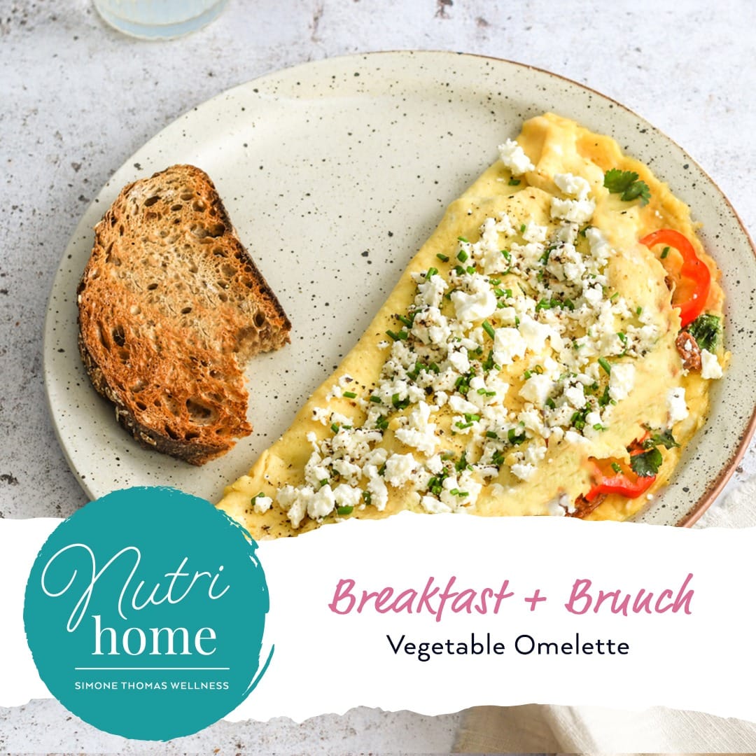 Simone Thomas Wellness Veg Omelette Nutrihome Recipe